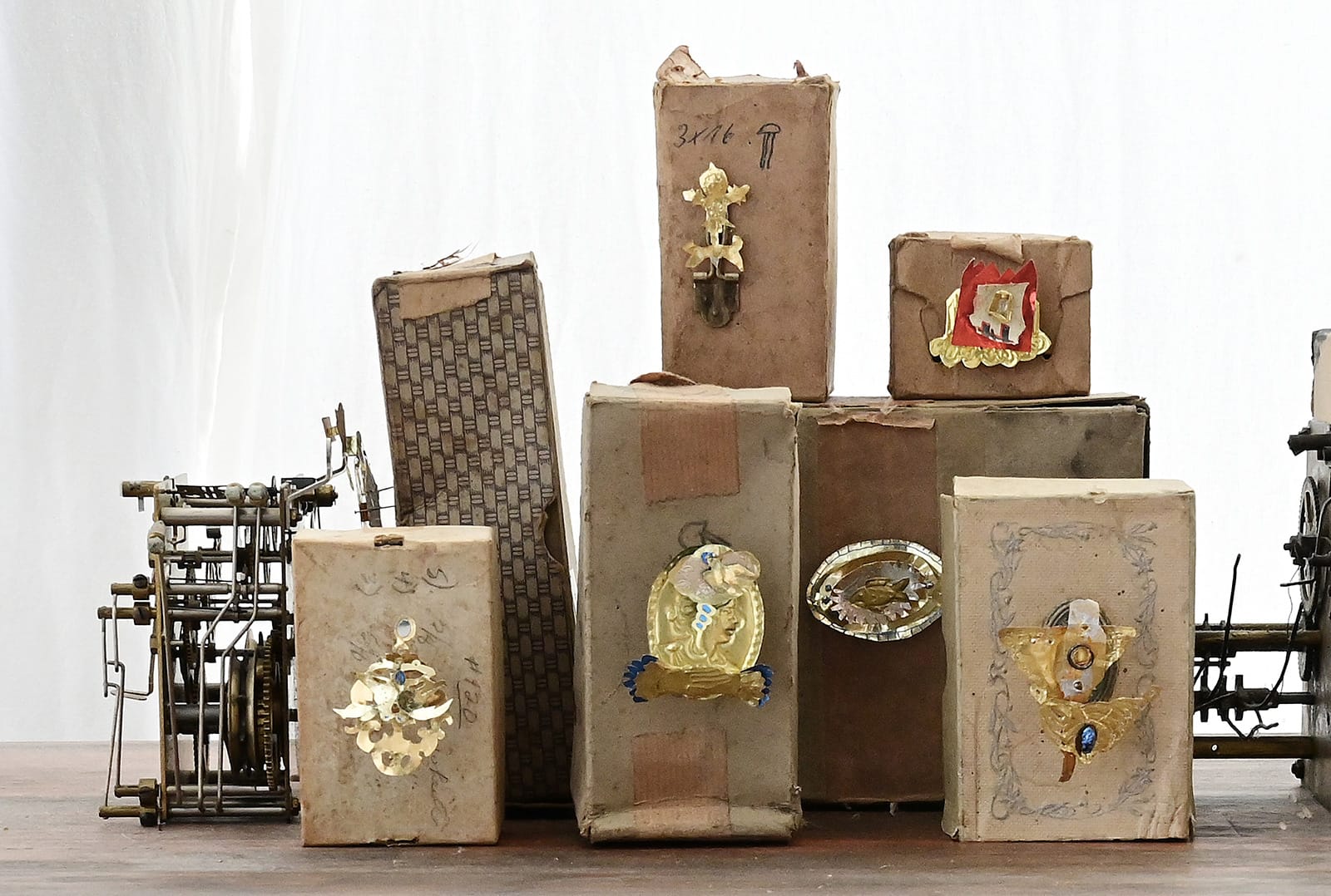 Collage von Gegenständen